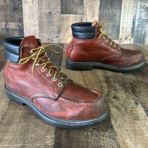 Red Wing 204 Vintage Plain Toe Supersole Work Boots Mens 11.5 D